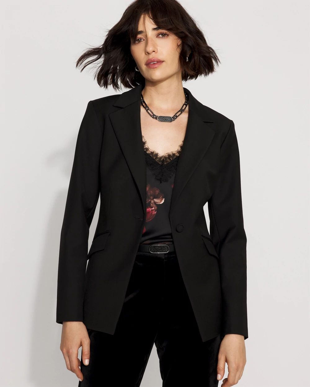 Petite WHBM® One-Button Blazer