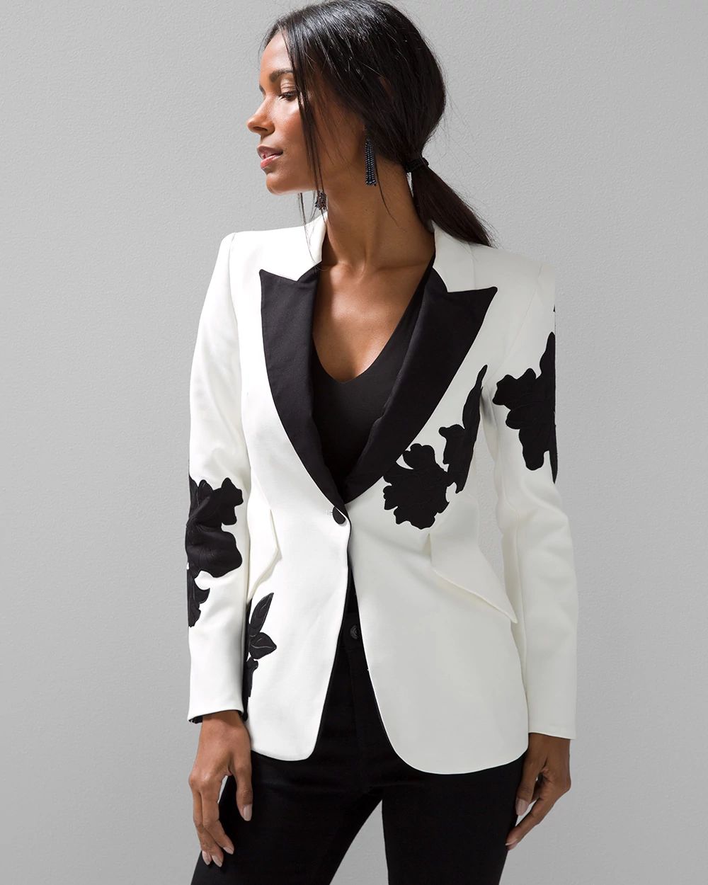 WHBM® Tuxedo Editor Blazer White House Black Market