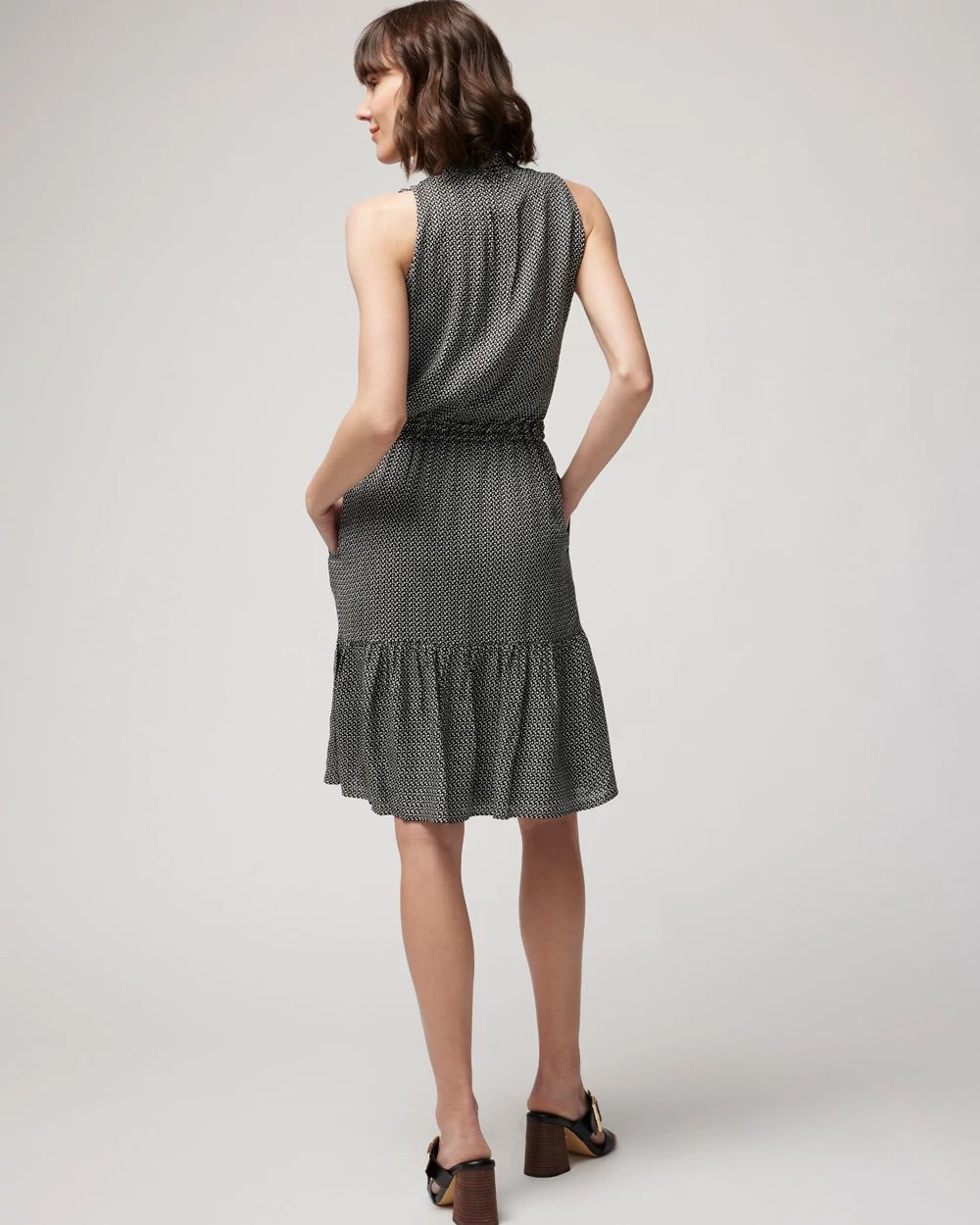 Drawstring Mini Dress