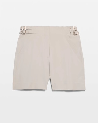 Extra High-Rise 5-Inch Buckle-Waist Shorts click to view larger image.