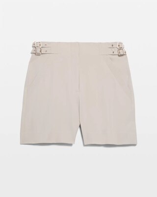 Extra High-Rise 5-Inch Buckle-Waist Shorts