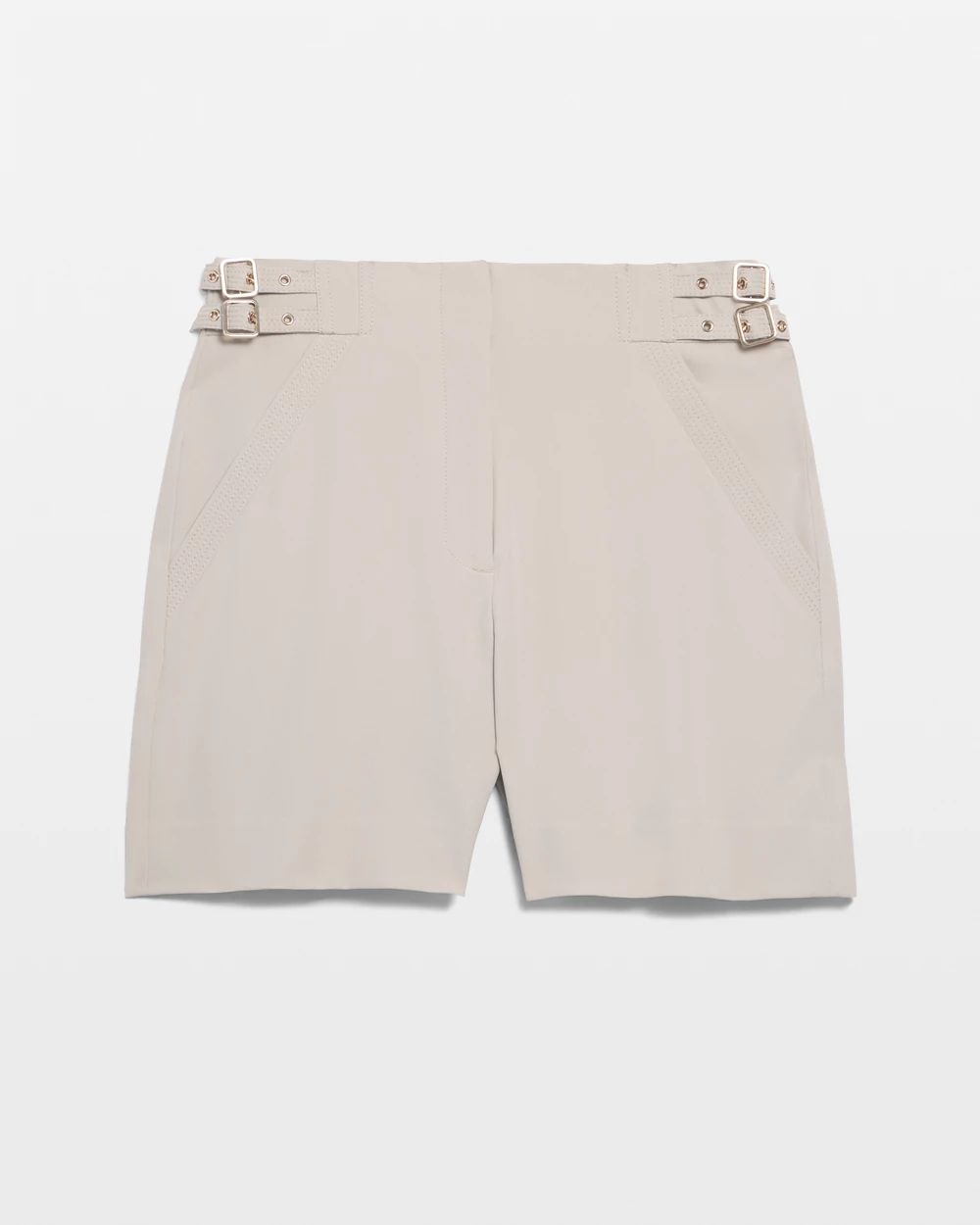 Extra High-Rise 5-Inch Buckle-Waist Shorts