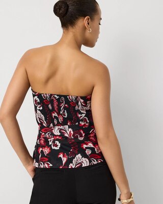 Tie-Waist Cotton Bustier click to view larger image.