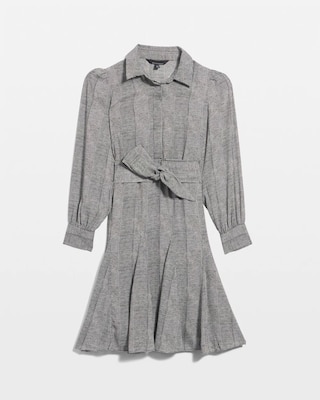 Long Sleeve Shirt Dress click to view larger image.