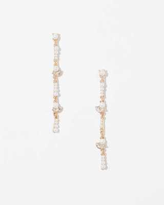 Mixed Media Linear Earrings click to view larger image.