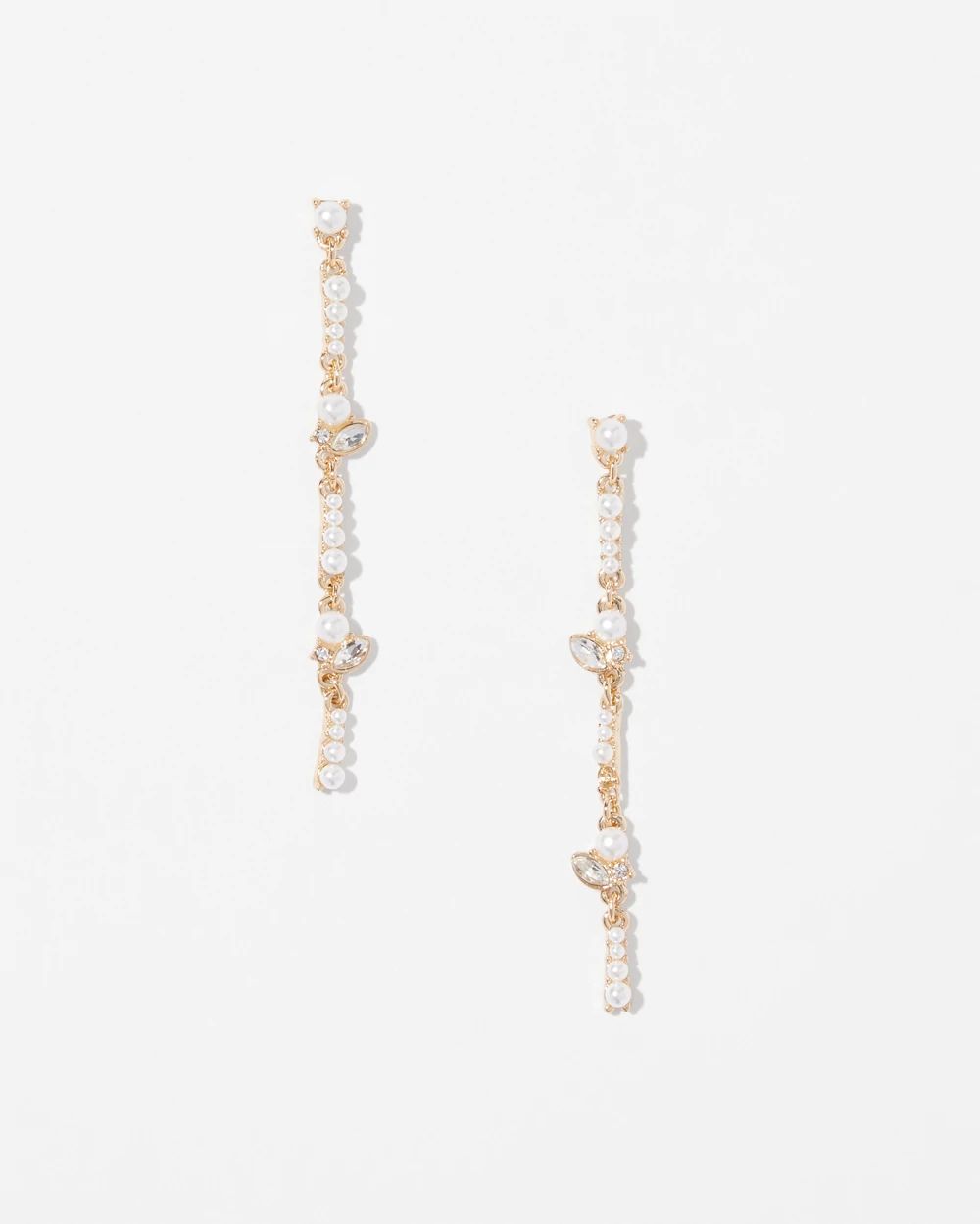 Mixed Media Linear Earrings