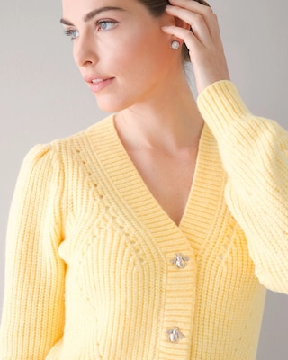 Petite Honey Bee Cardigan click to view larger image.