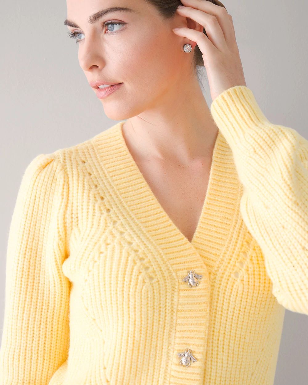Petite Honey Bee Cardigan