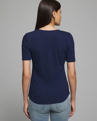 Outlet WHBM V-Neck Foundation Tee click to view larger image.