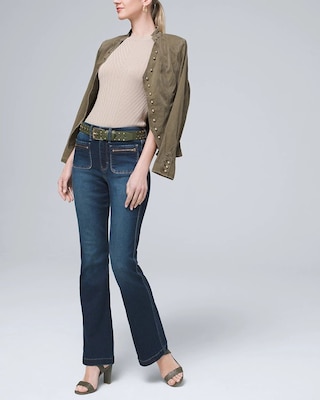 Everyday Soft Denim™ High-Rise Skinny Flare Jeans click to view larger image.