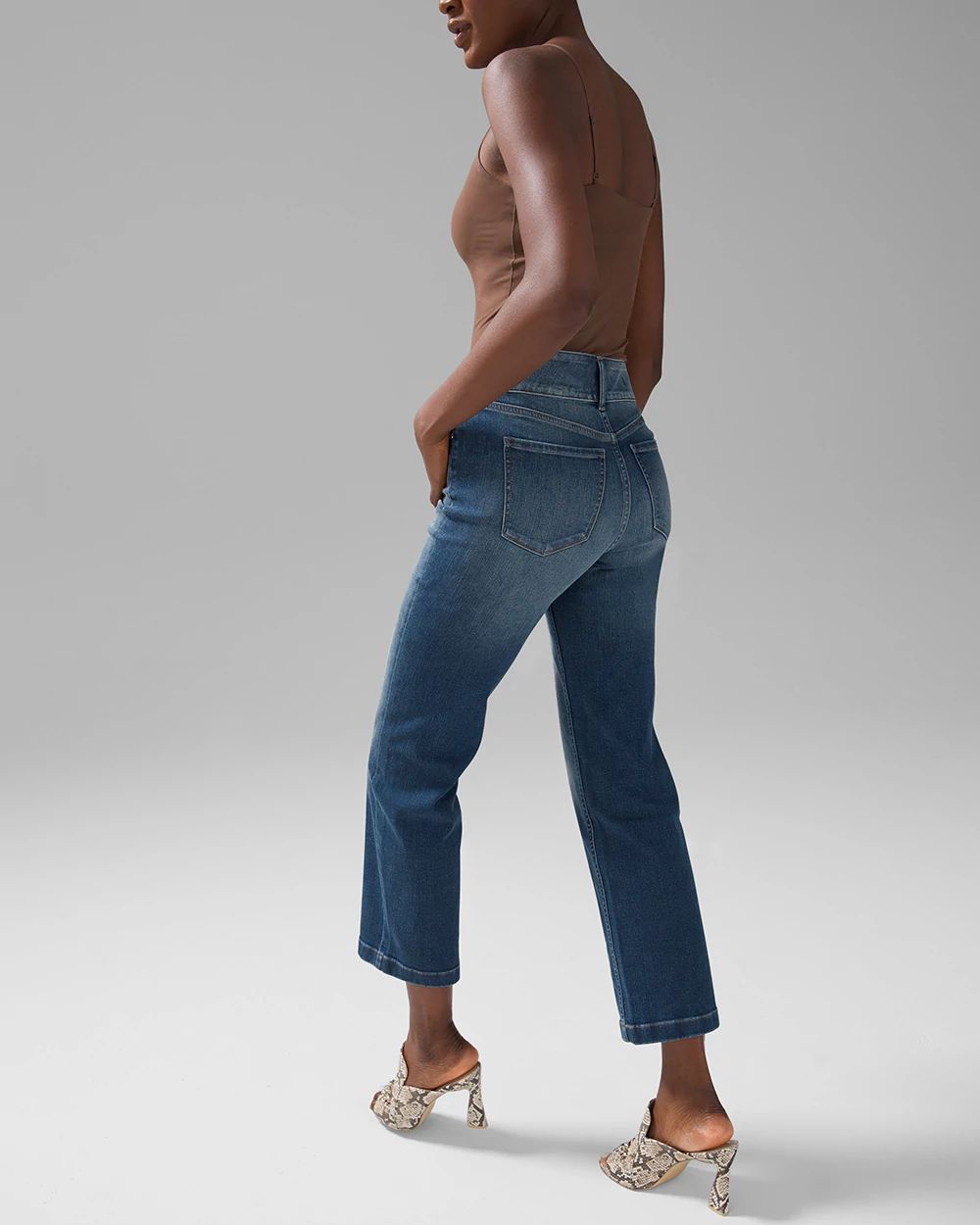 Extra High-Rise Everyday Soft Denim™ Wide Leg Crop Jeans