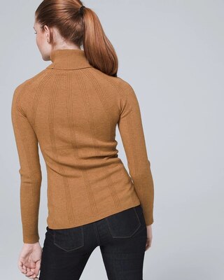 Modern Ribbed Turtleneck Sweater