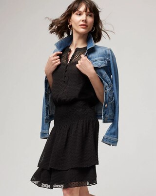 Sleeveless Smocked Dress