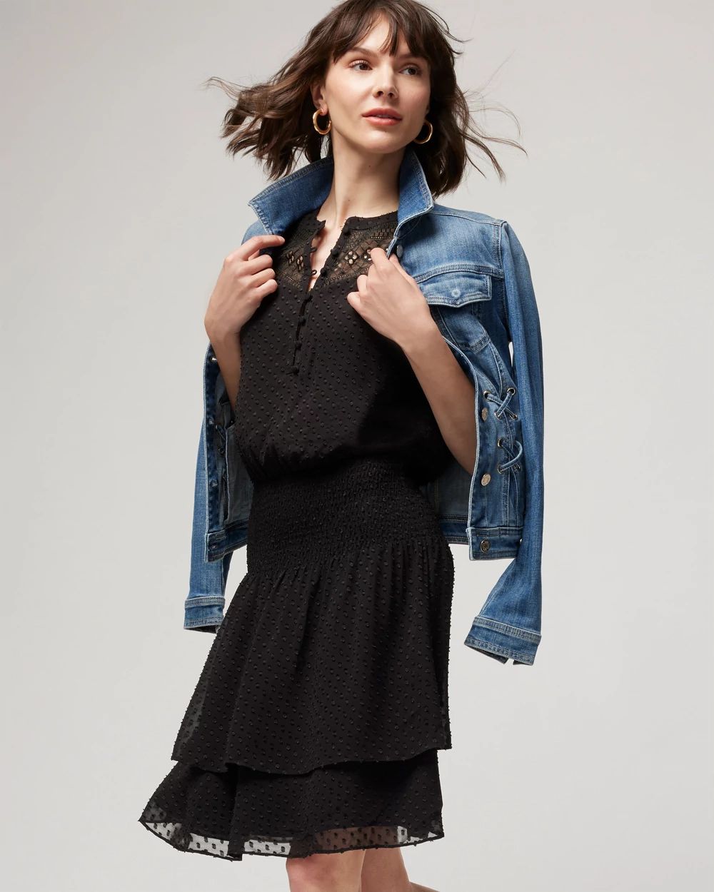 Sleeveless Smocked Dress