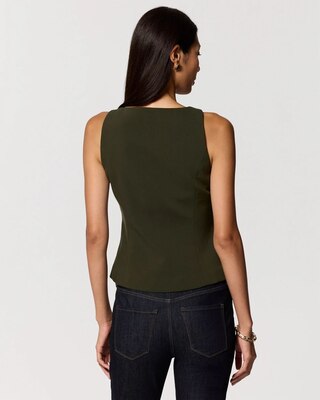 Luxe Stretch Scoop Neck Vest click to view larger image.