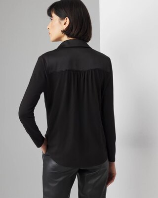 Woven Front Tee click to view larger image.