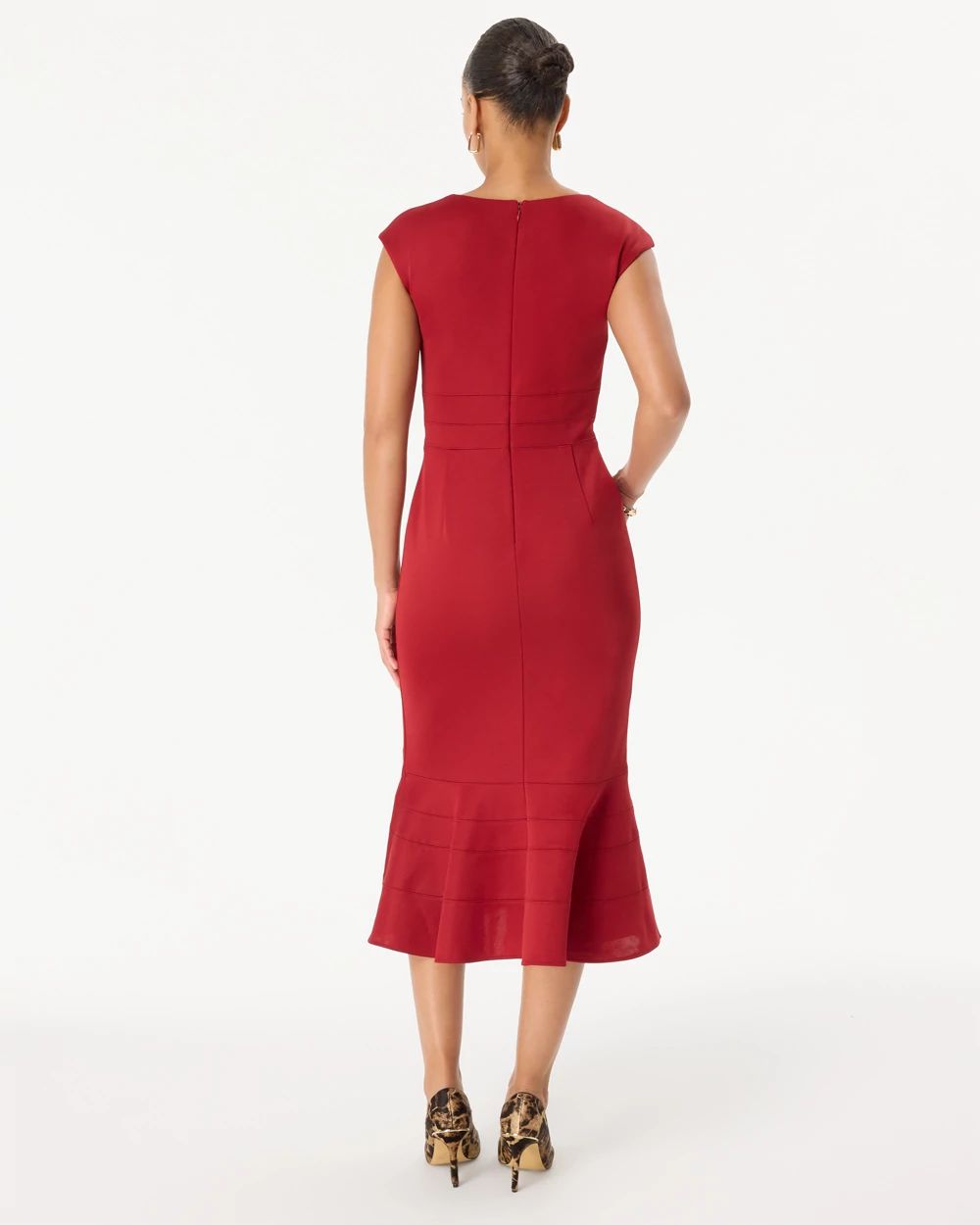 Ponte Midi Dress click to view larger image.
