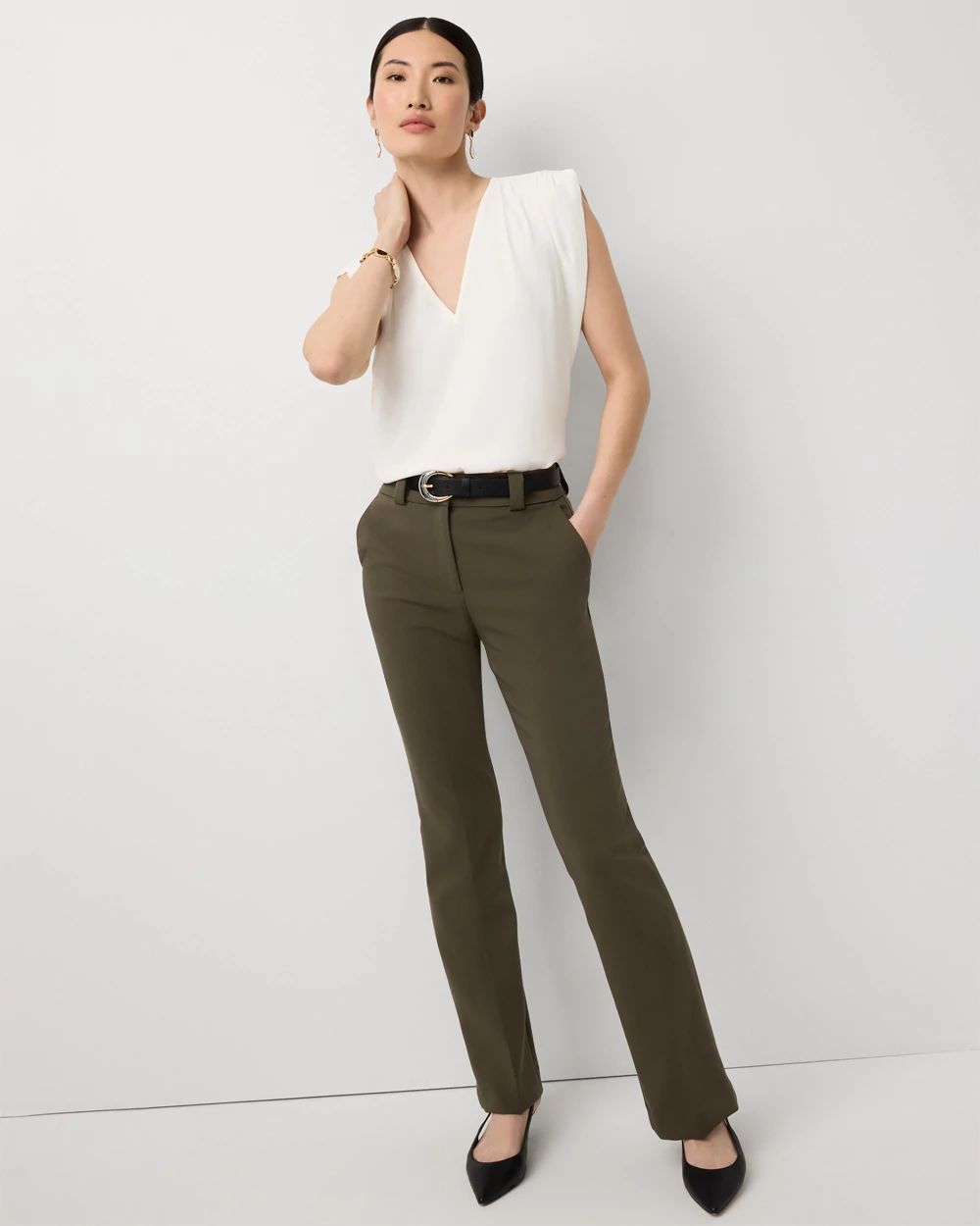 High-Rise Blake Slim Boot Pant