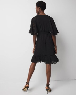Petite Flounce + Floral Burnout Dress click to view larger image.