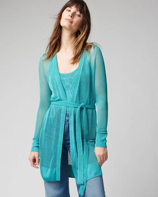 Crochet Belted Coverup