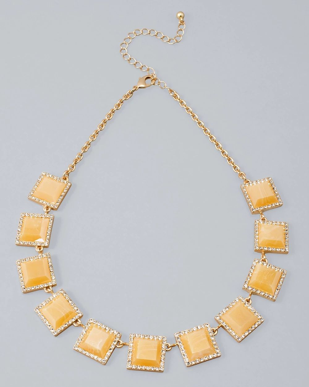 Square Station Necklace