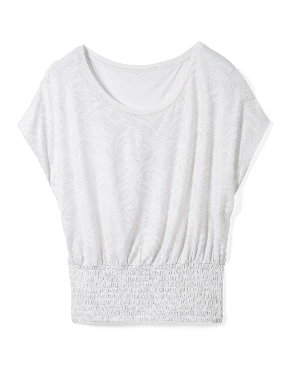 Smocked Hem Tee