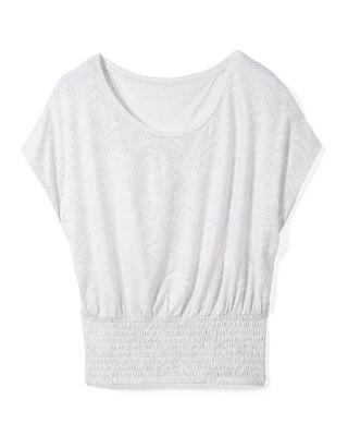 Smocked Hem Tee
