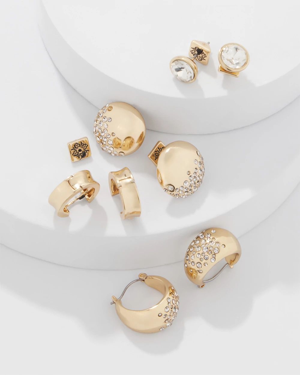 Pavé 4-Pack Earrings