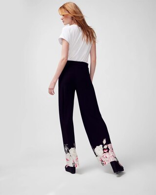 Matte Jersey Wide-Leg Pants