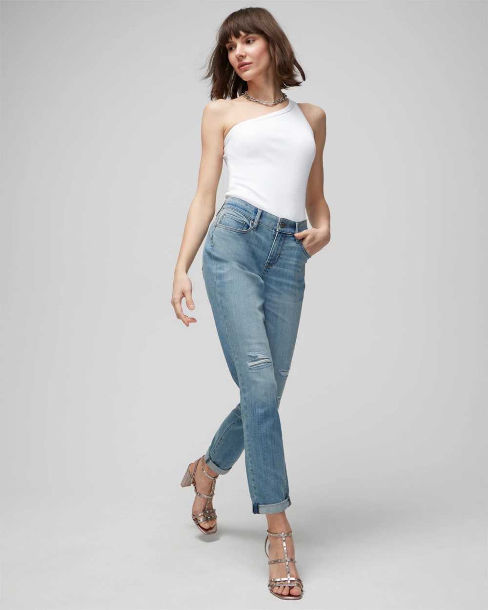 White house black market shop girlfriend jeans