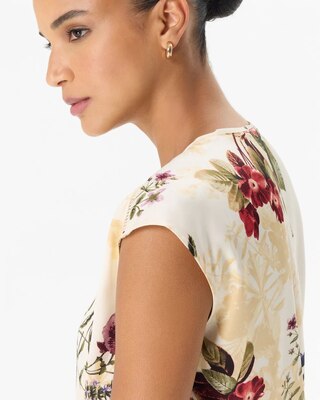 V-neck Satin Shell click to view larger image.