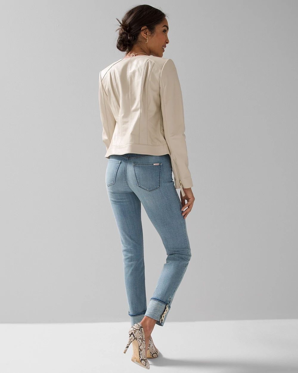 Mid-Rise Everyday Soft Denim™ Slim Chain Cuff Jeans
