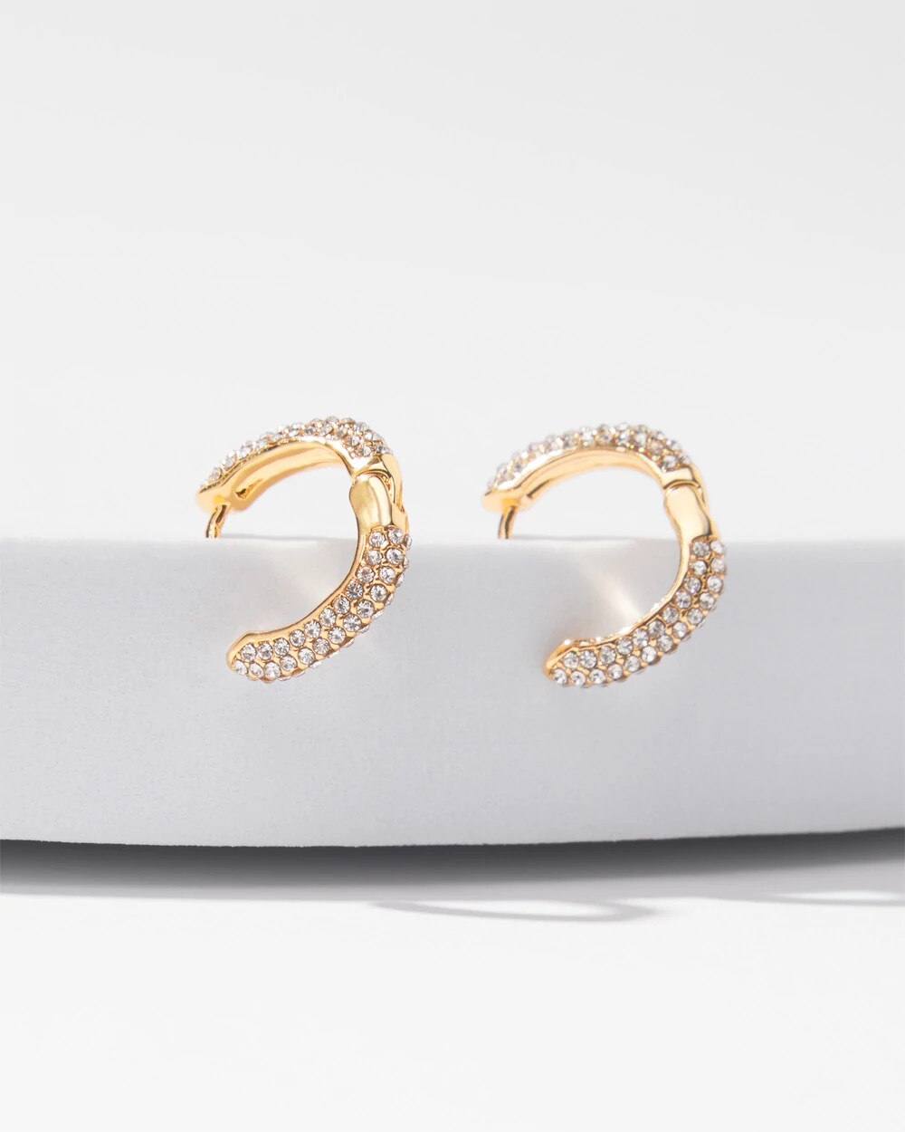 Convertible Crystal Drop Earrings - image 4