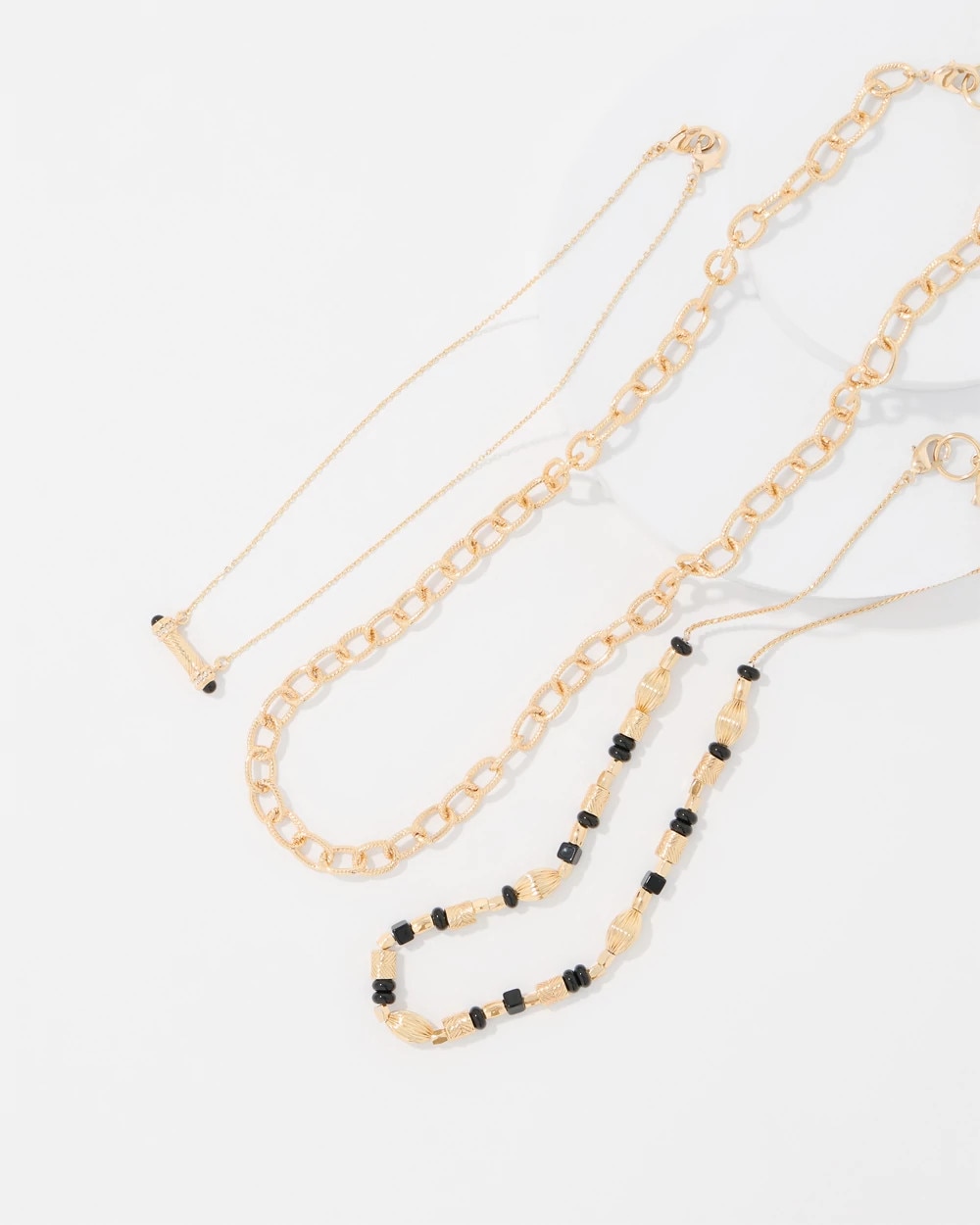Black Cap Convertible Necklace - image 3
