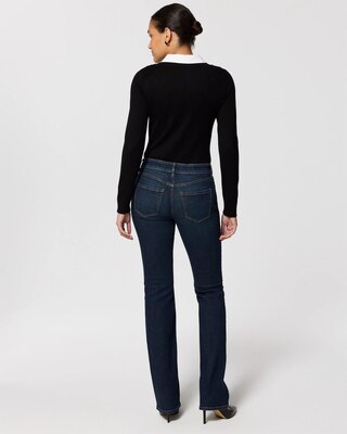 Mid-Rise Bootcut Jeans click to view larger image.