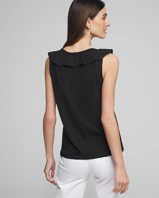 Outlet WHBM Ruffle Tank
