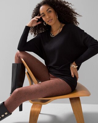 Ribbed Dolman Tunic