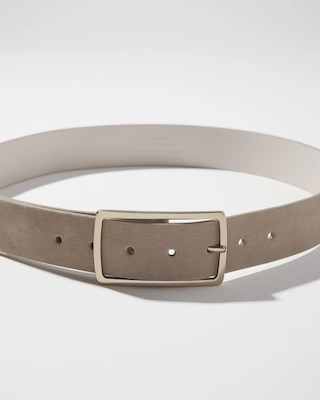 Suede Denim Belt click to view larger image.