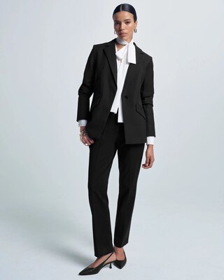 WHBM® Luxe Stretch One-Button Blazer click to view larger image.