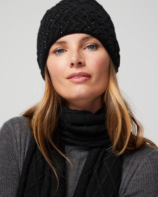 Rhinestone Patterned Hat