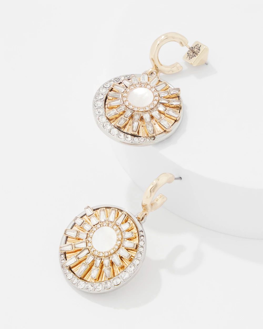 Mother of Pearl Charm Drop Earrings