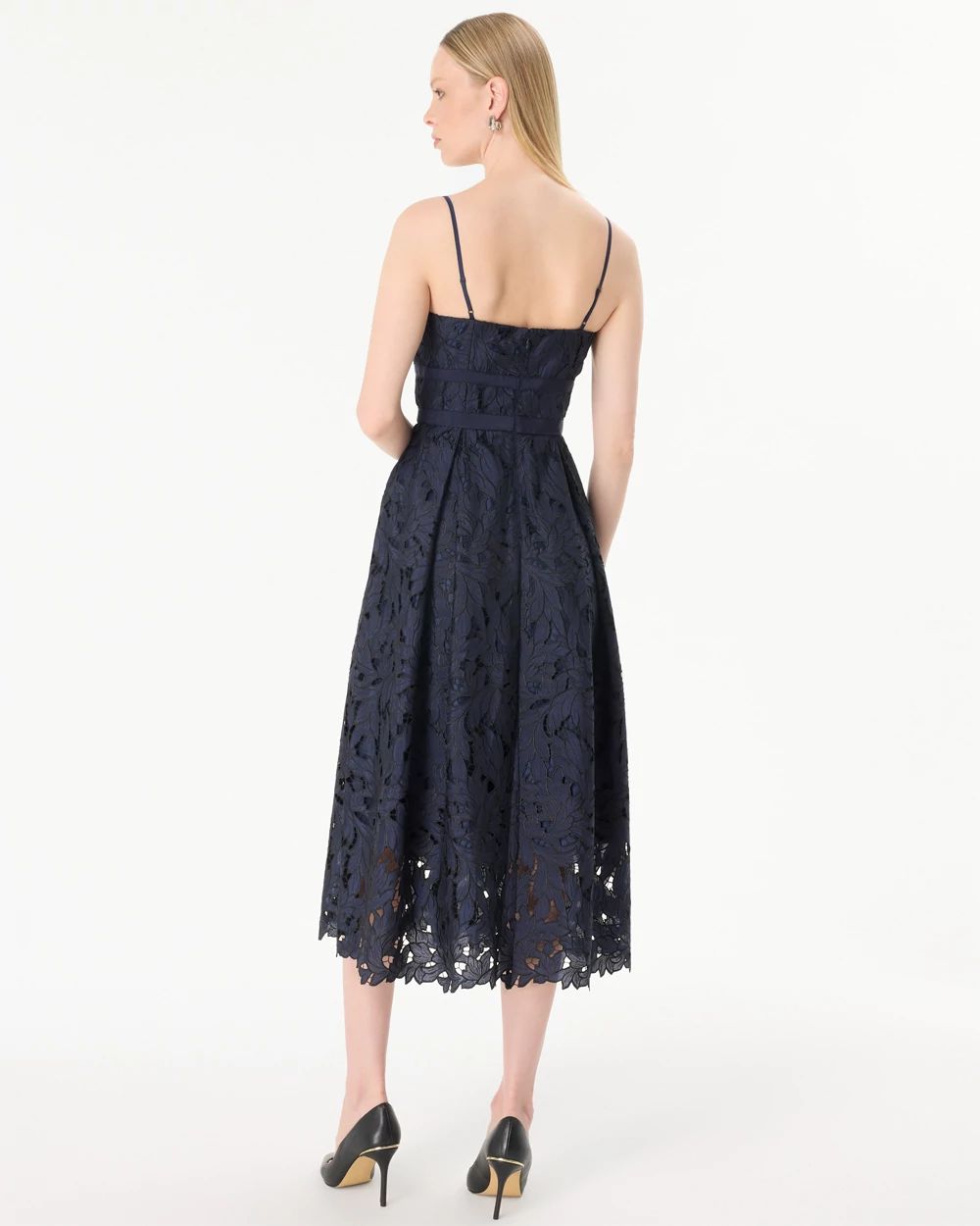 Lace Midi Dress click to view larger image.