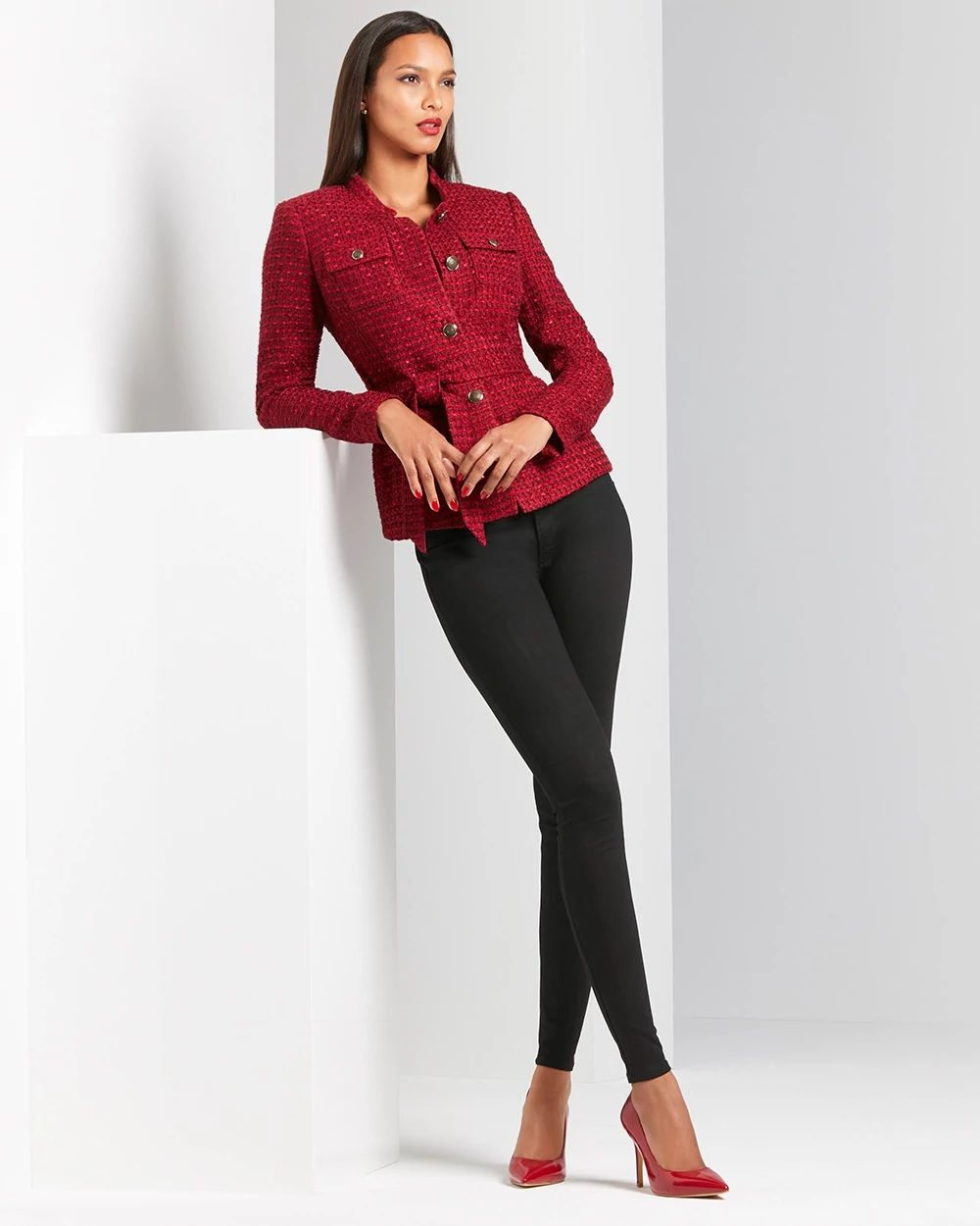 Classic-Rise Black Jeggings