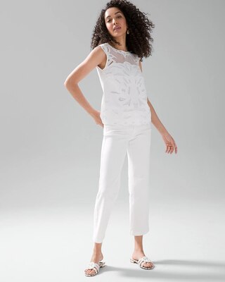 High Rise Wide Leg Crop Jeans