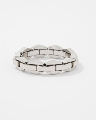 Geometric Links Stretch Bracelet