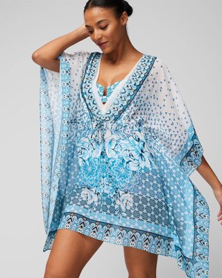 Embellished V-Neck Caftan