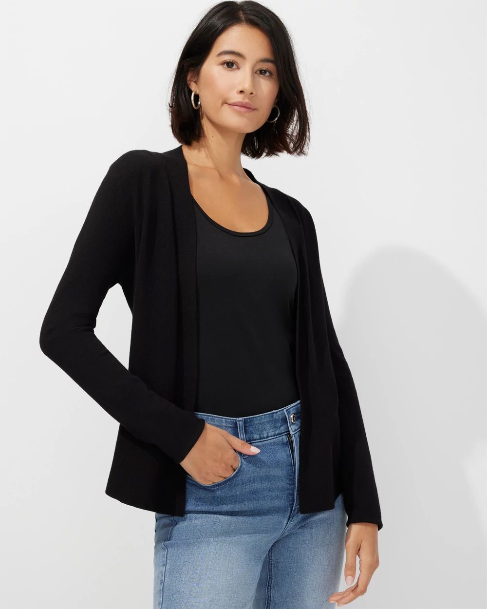 Outlet WHBM Peplum Cardigan