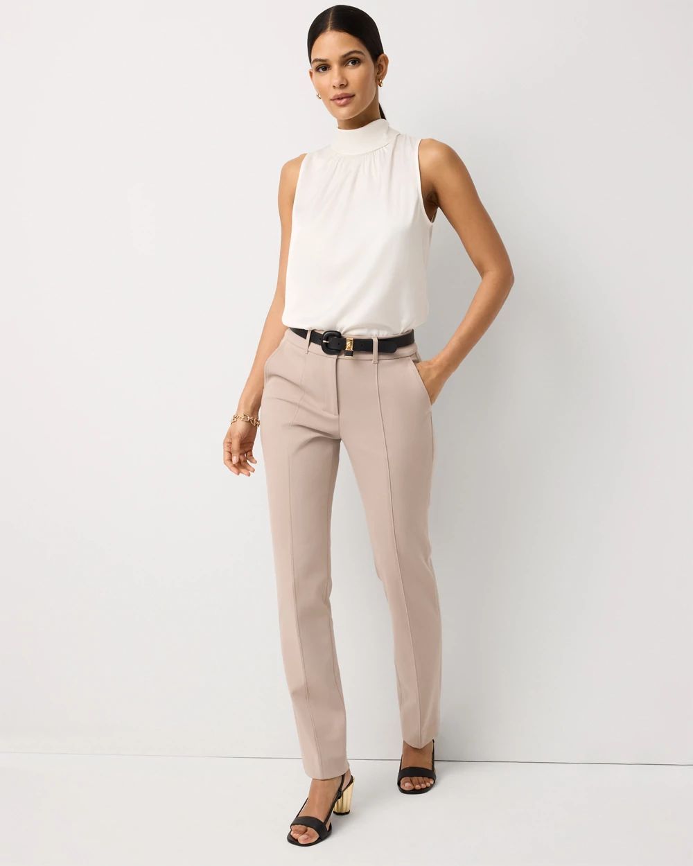 High-Rise Zoey Straight Pant