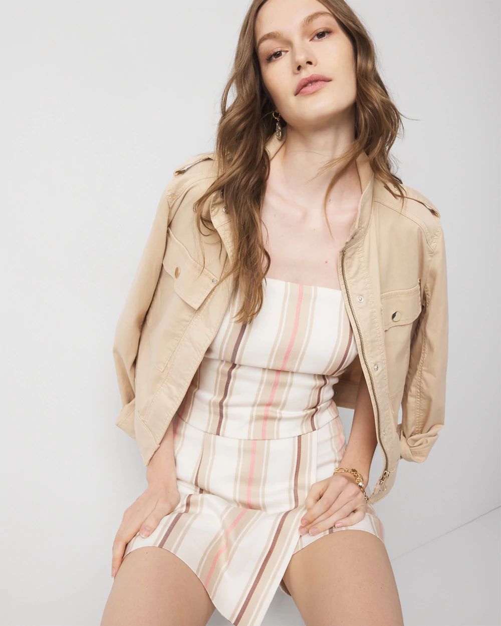 Striped Spaghetti Strap Top