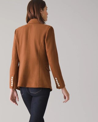 Faux Suede Studio Blazer